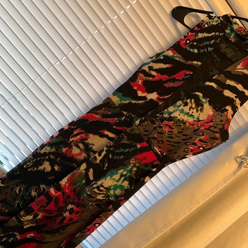 Animal striped/spotted dress size S